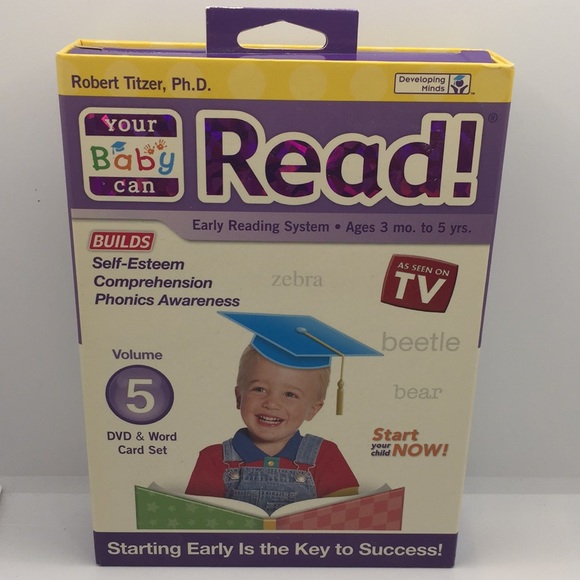Your Baby Can Read Early Reading System Robert Titzer Ph.D Volume 5 New Sealed - Picture 9 of 9